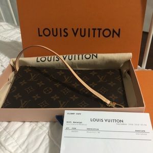 Authentic Louis Vuitton Neverfull Pochette mono